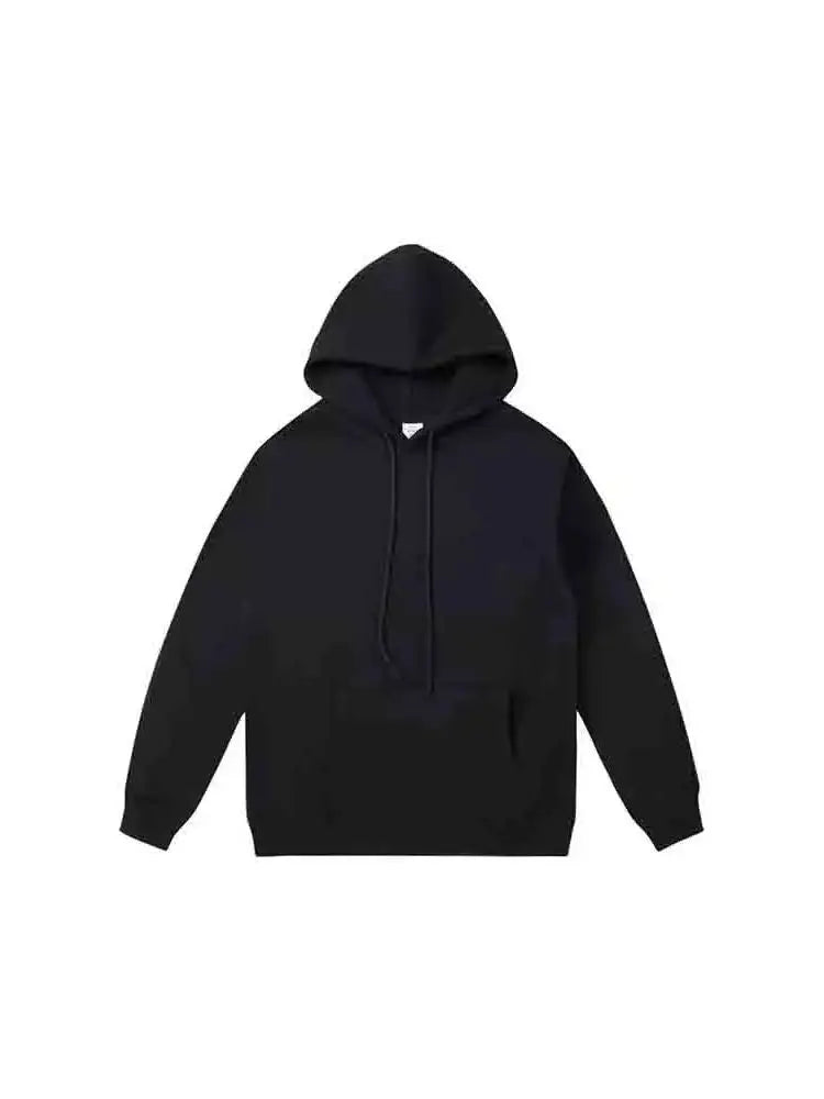 Men Hoodies Sweatshirt Fashion Streetwear Casual Men's Solid Color Loose Breathable Pullovers Pocket Hoodies