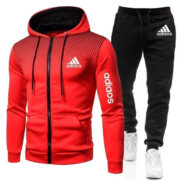 Herren Sportswear Fitness Anzug, Reißverschluss Sportswear, Laufanzug, Fitness Anzug, Sport Anzug, Hoodie, neue Stil, Fashionable2024