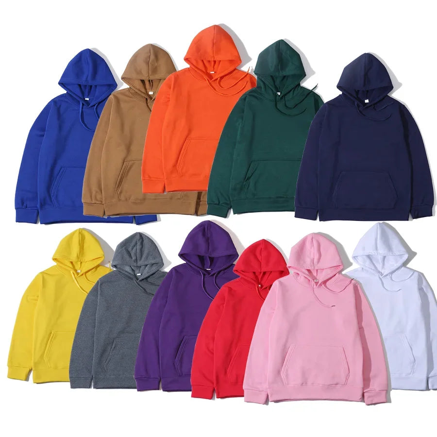 New Brand Men's/Women's Hoodies Spring Autumn Winter Male Casual Fashion Hoodies Sweatshirts Solid Color Hoodies Hip Hop Tops