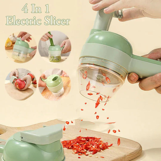 Space Life™ - 4 IN 1 Electric Vegetable Chopper Everrd