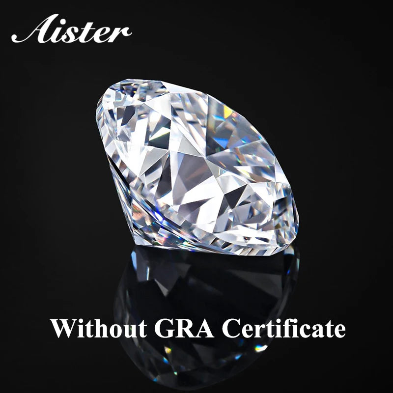 Aister™ | Certified Moissanite Lab Diamonds with GRA Certificate | Wholesale D Color Moissanite Loose Stones 0.1-12.0ct VVS1