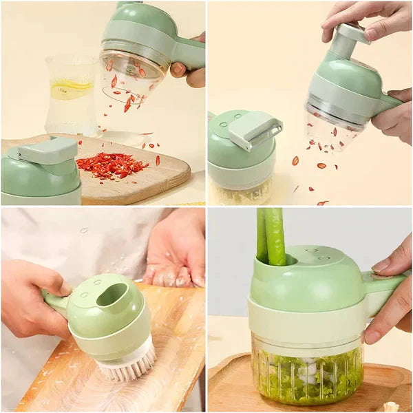 Space Life™ - 4 IN 1 Electric Vegetable Chopper Everrd