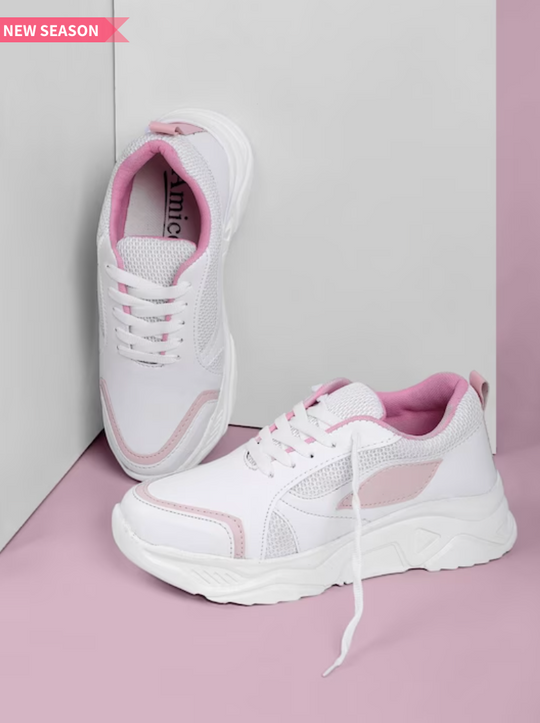 Women Textured Sneakers Everrd