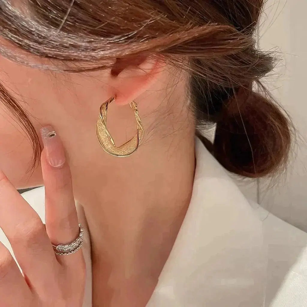 Lymphatic activity hoop earrings - EVERRD USA