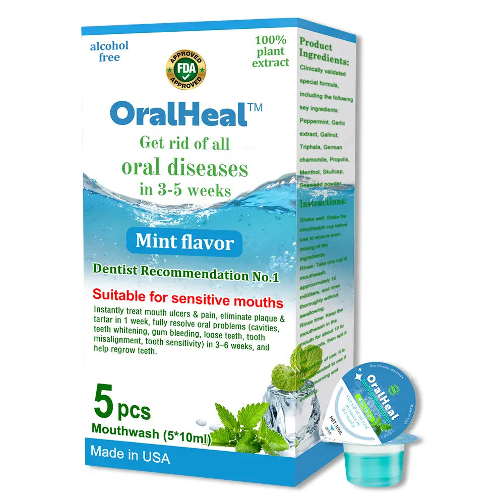 OralHeal™ Jelly Cup Mouthwash Restoring teeth and mouth to health⭐⭐⭐⭐⭐Limited time discount Last 30 minutes - EVERRD USA