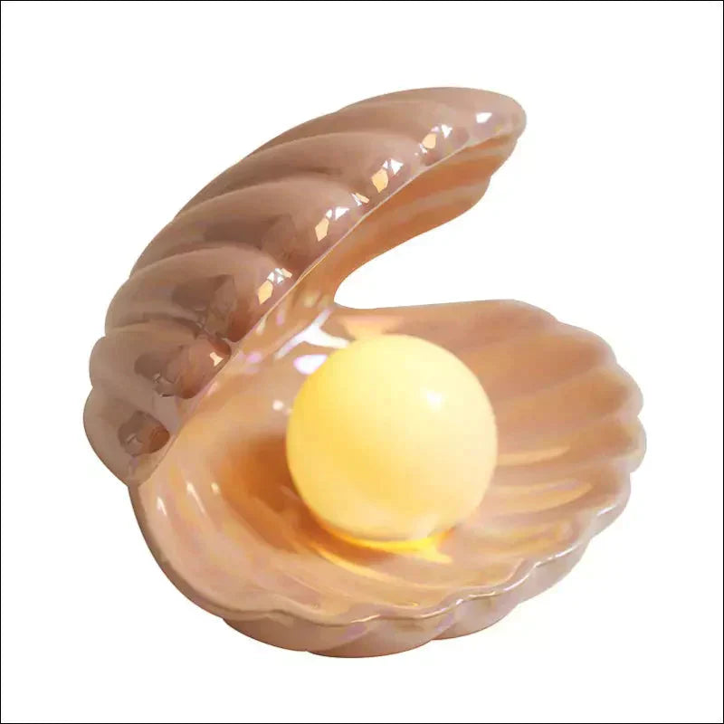 Clam Shell With Pearl Light Bedroom Lamp - EVERRD USA