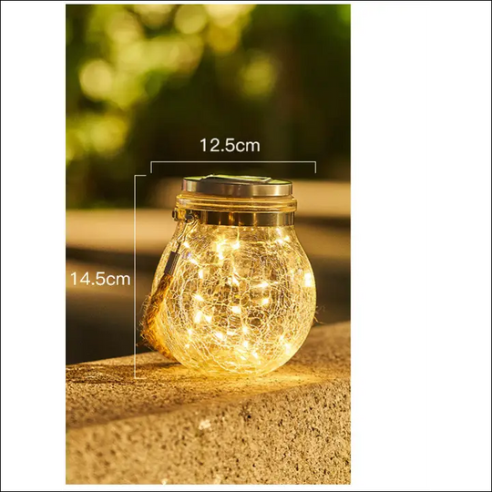 Crack ball glass jar light - EVERRD USA