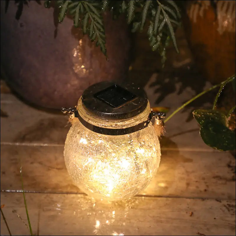 Crack ball glass jar light - EVERRD USA