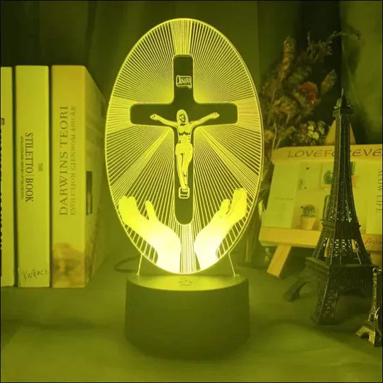 Cross Acrylic 3D Night Light - EVERRD USA