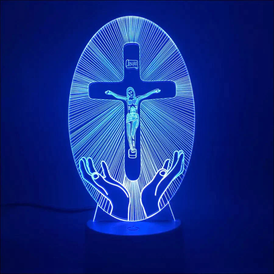 Cross Acrylic 3D Night Light - EVERRD USA