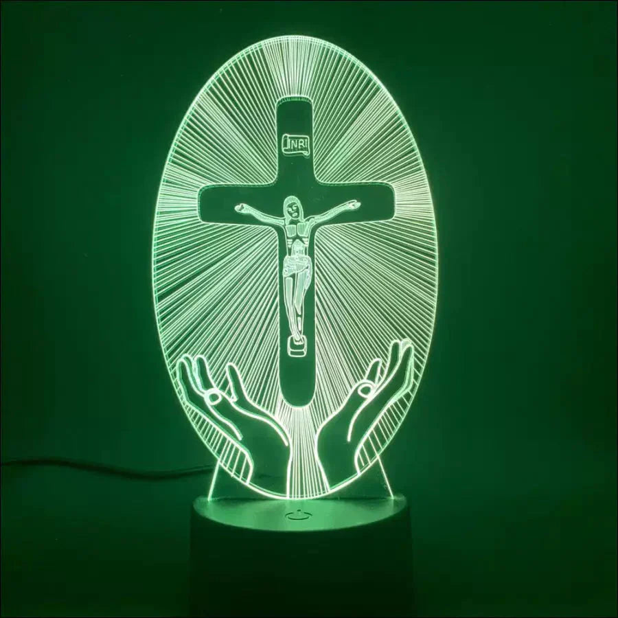 Cross Acrylic 3D Night Light - EVERRD USA