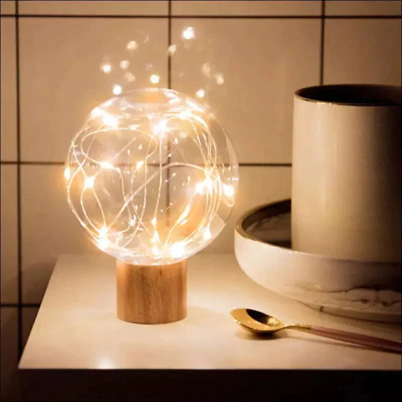 LED Crystal Ball Fairy Lamp - EVERRD USA