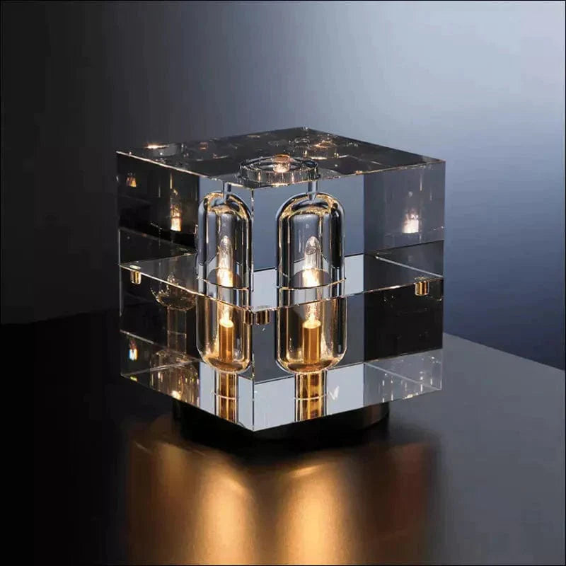 5D Crystal Cube Luxury Table Lamp - EVERRD USA