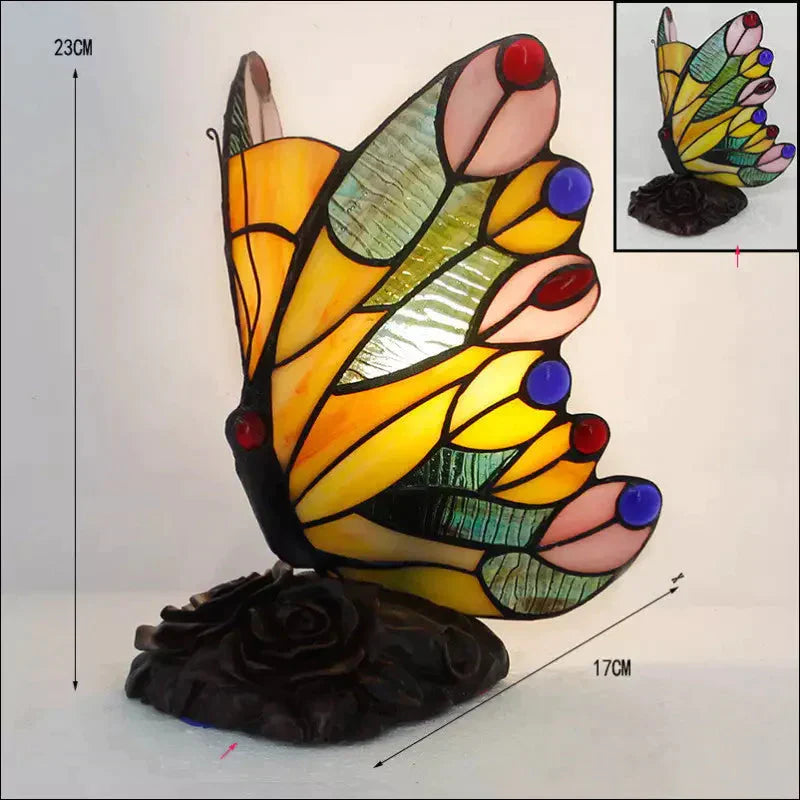 European Style Butterfly Glass Table Lamp - EVERRD USA