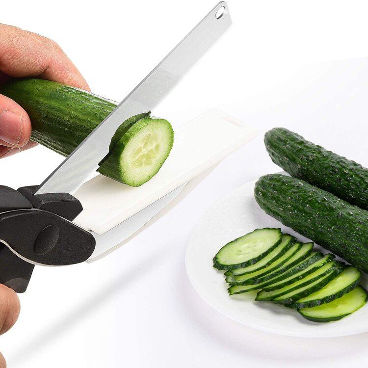 Clever Cutter - 2 in 1 Kitchen Knife / Cleaver Cutters Everrd