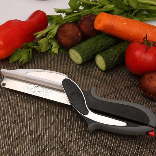 Clever Cutter - 2 in 1 Kitchen Knife / Cleaver Cutters Everrd