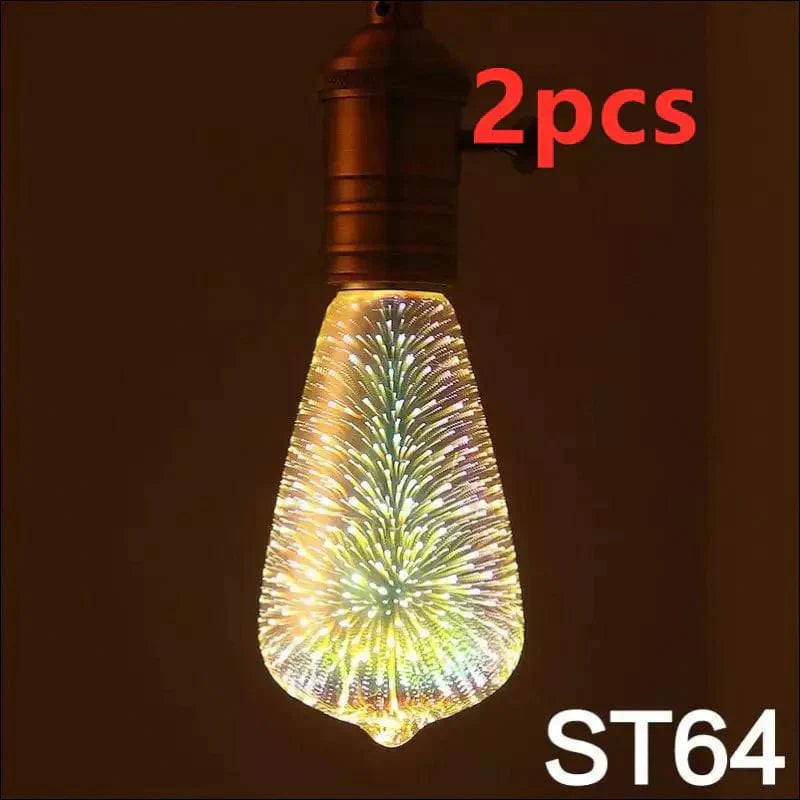 LED 3D Firework Light Bulb - EVERRD USA