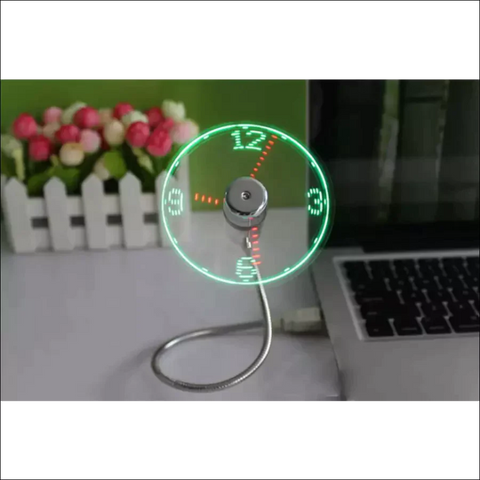 The Friendly Fan - USB Fan With LED Display - EVERRD USA