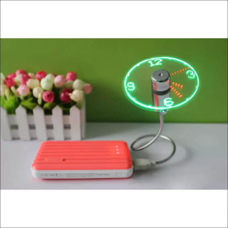 The Friendly Fan - USB Fan With LED Display - EVERRD USA