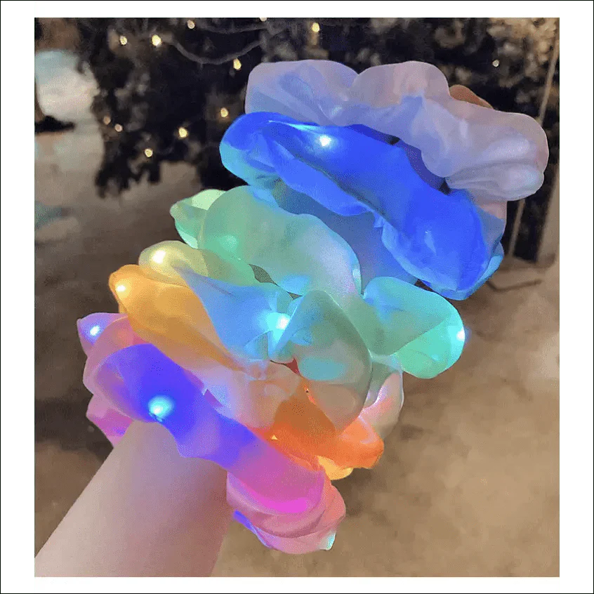 FuzzyLights - LED Hair Scrunchie - EVERRD USA