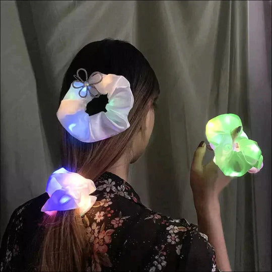 FuzzyLights - LED Hair Scrunchie - EVERRD USA