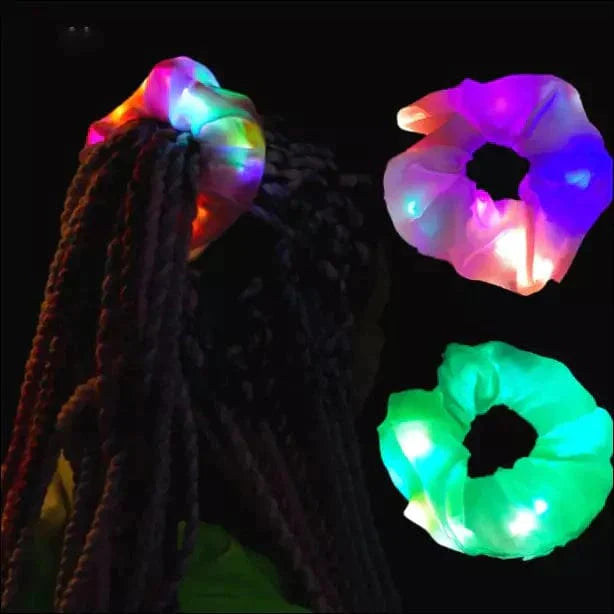 FuzzyLights - LED Hair Scrunchie - EVERRD USA