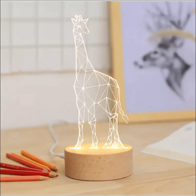 3D Giraffe LED Table Lamp - EVERRD USA