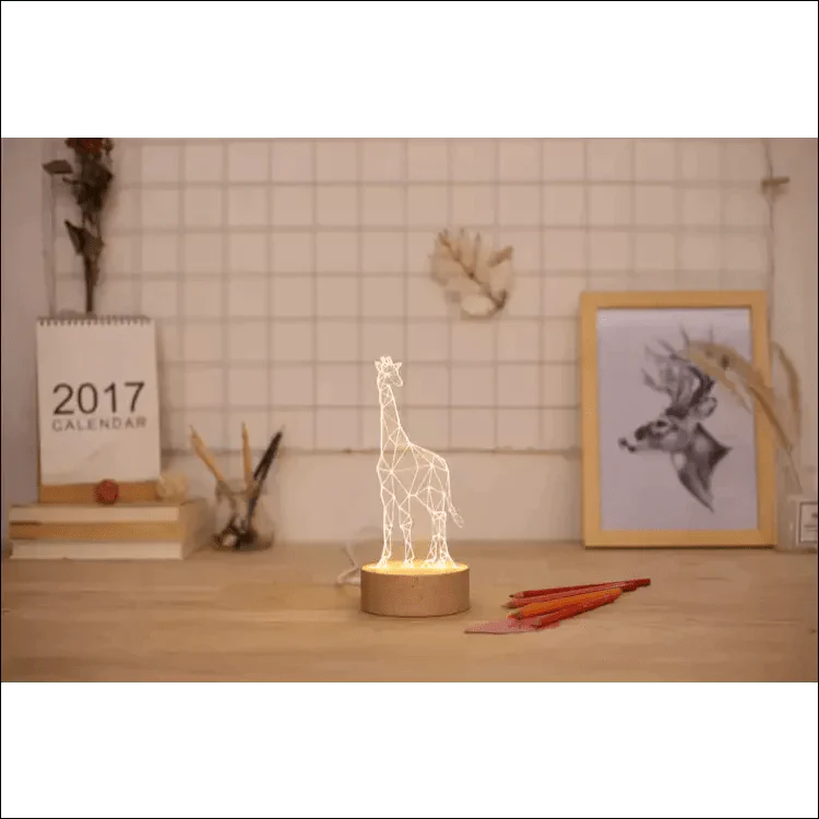 3D Giraffe LED Table Lamp - EVERRD USA