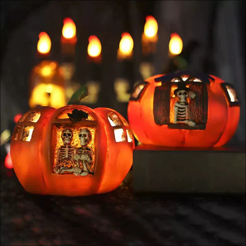 Halloween Pumpkin House For Skeletons Table Lamp - EVERRD USA