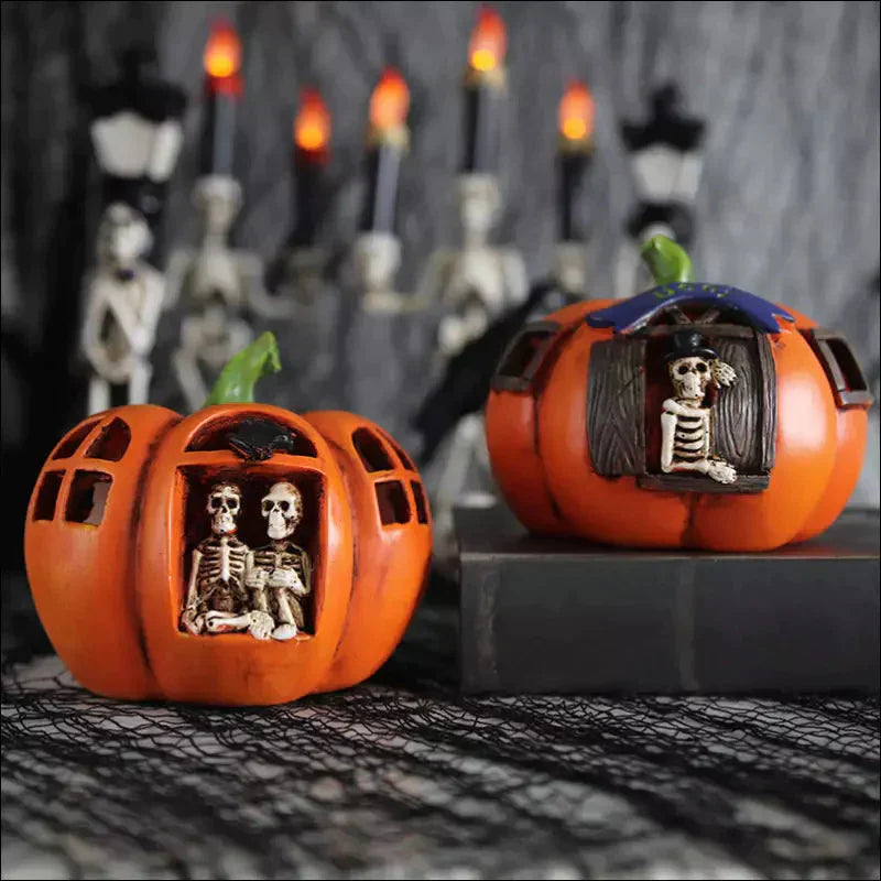 Halloween Pumpkin House For Skeletons Table Lamp - EVERRD USA