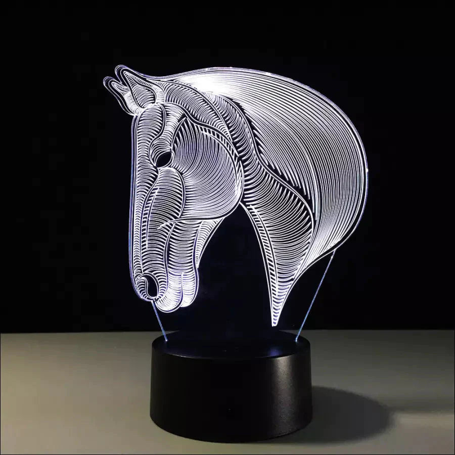 Horse's Head 3D LED Lamp - EVERRD USA