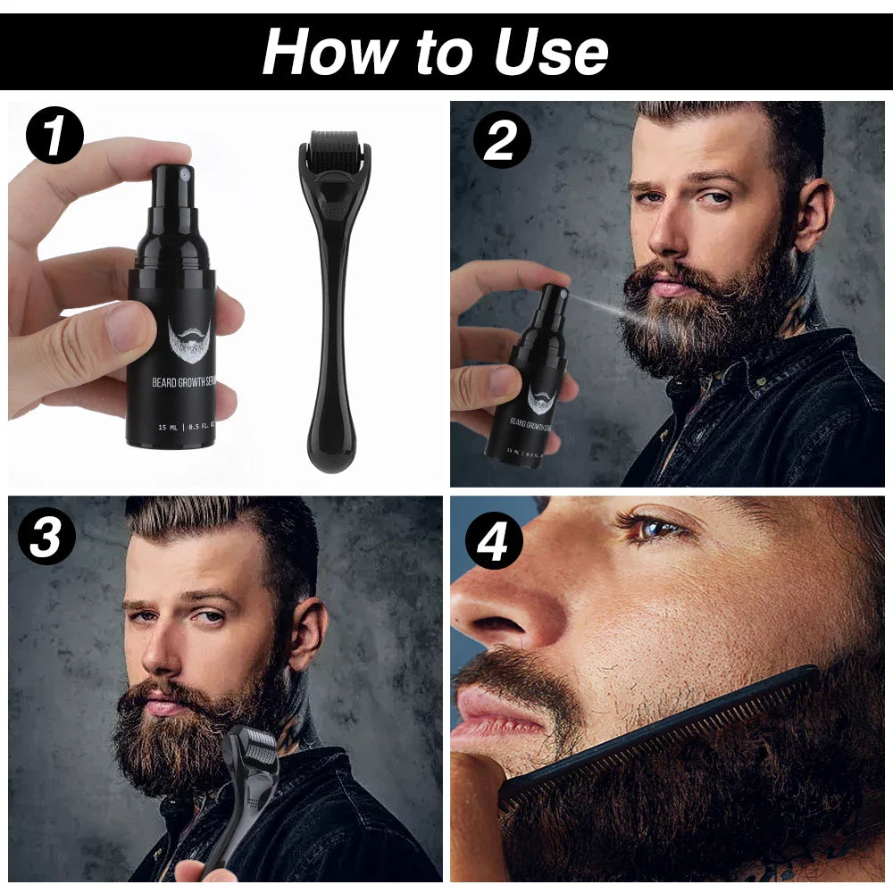 Everrd®  BeardMaster™ Growth Essentials Set - EVERRD USA