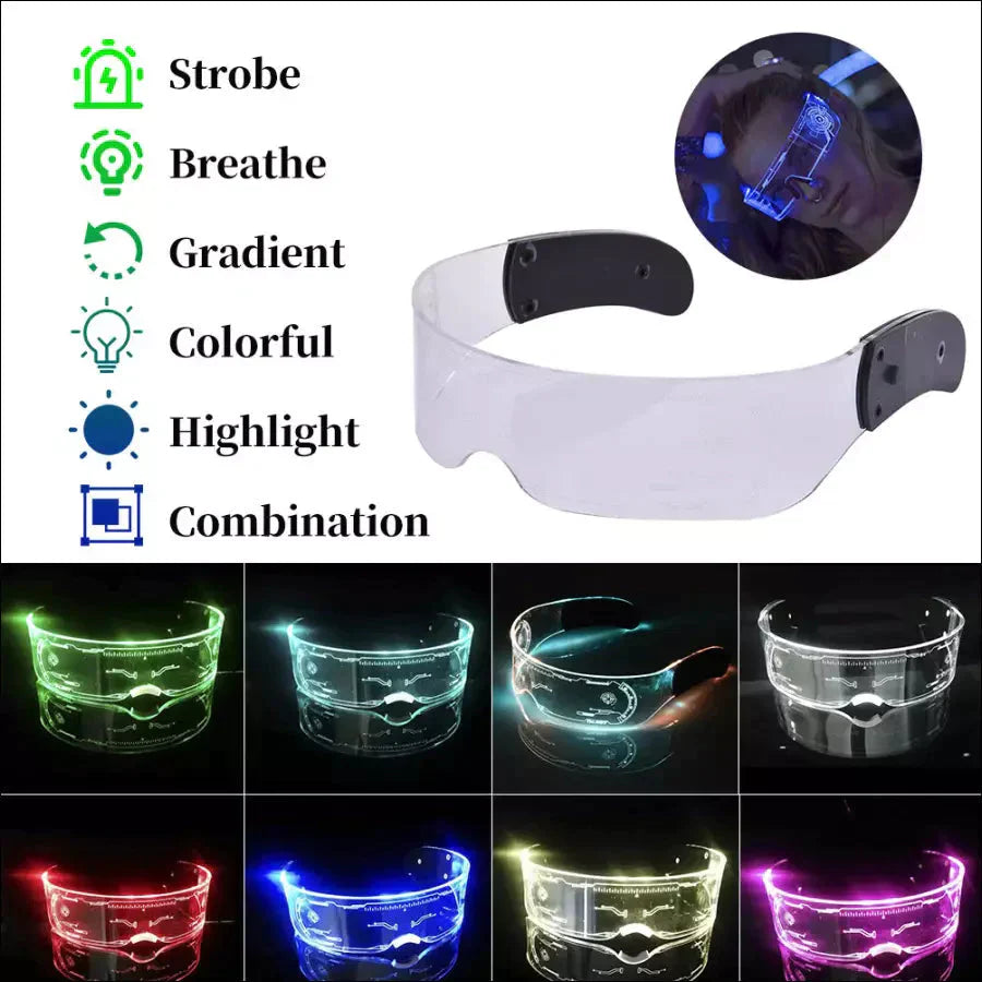 LED Luminous Party Goggles - EVERRD USA