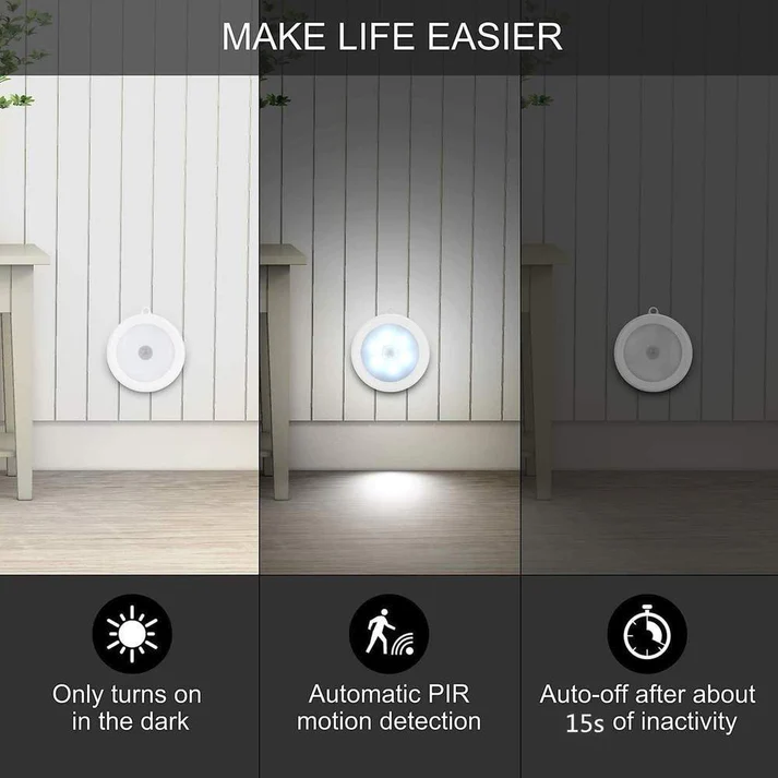 Space Life™ Motion Sensor Re-Chargable Light Everrd