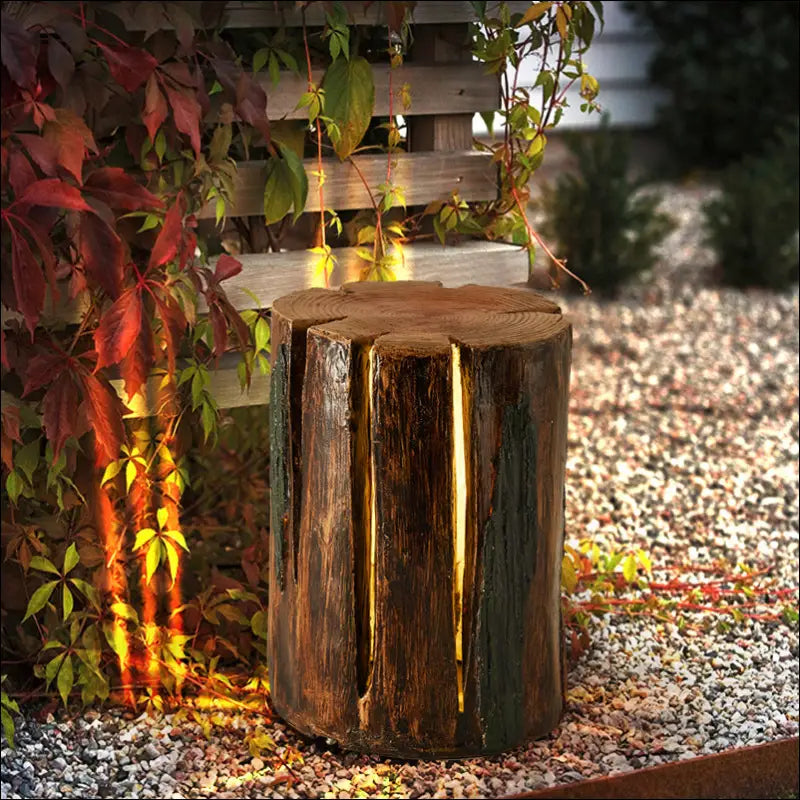 Outdoor Lawn Lamp Country Stump Stump Lamp - EVERRD USA