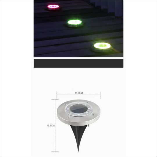 Outdoor Solar Lawn Garden Underground Light - EVERRD USA