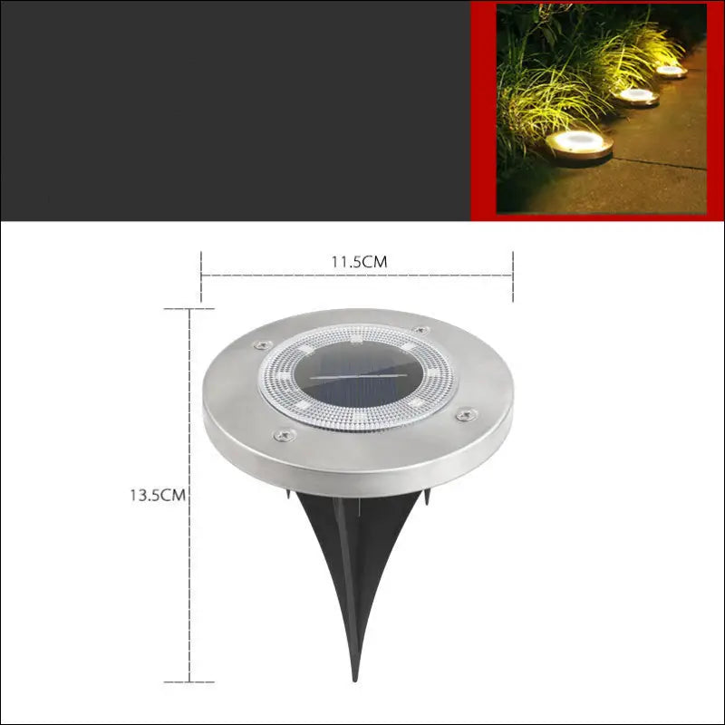 Outdoor Solar Lawn Garden Underground Light - EVERRD USA