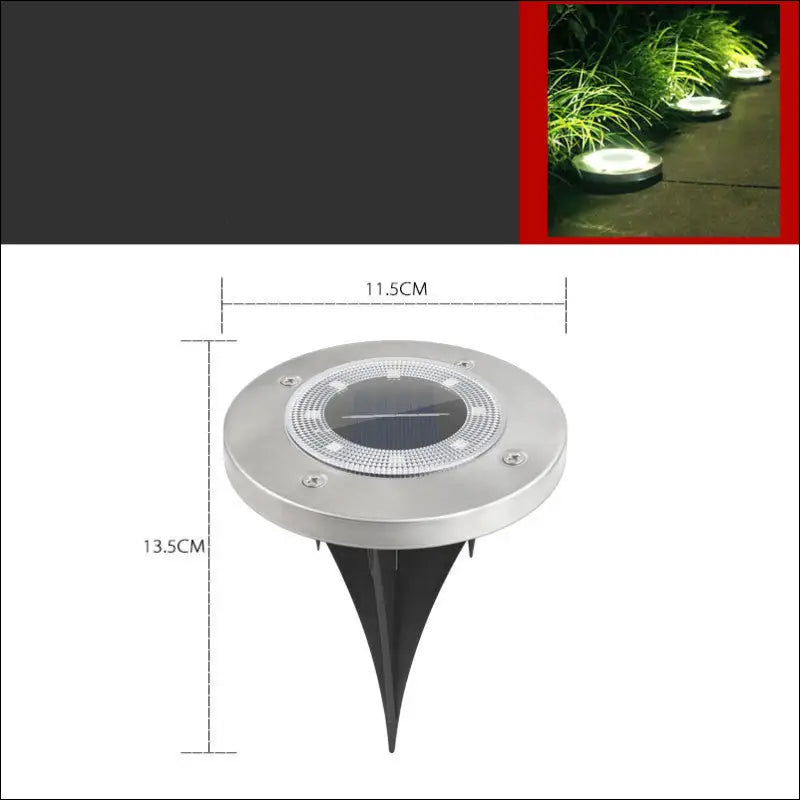 Outdoor Solar Lawn Garden Underground Light - EVERRD USA