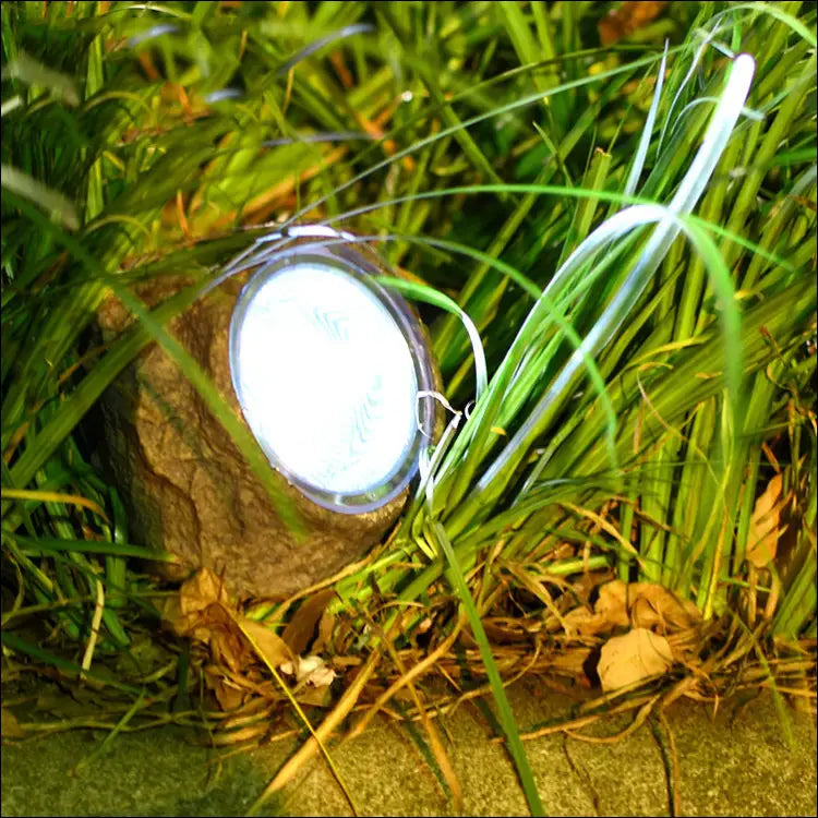 Outdoor Waterproof Resin Solar Stone Light - EVERRD USA