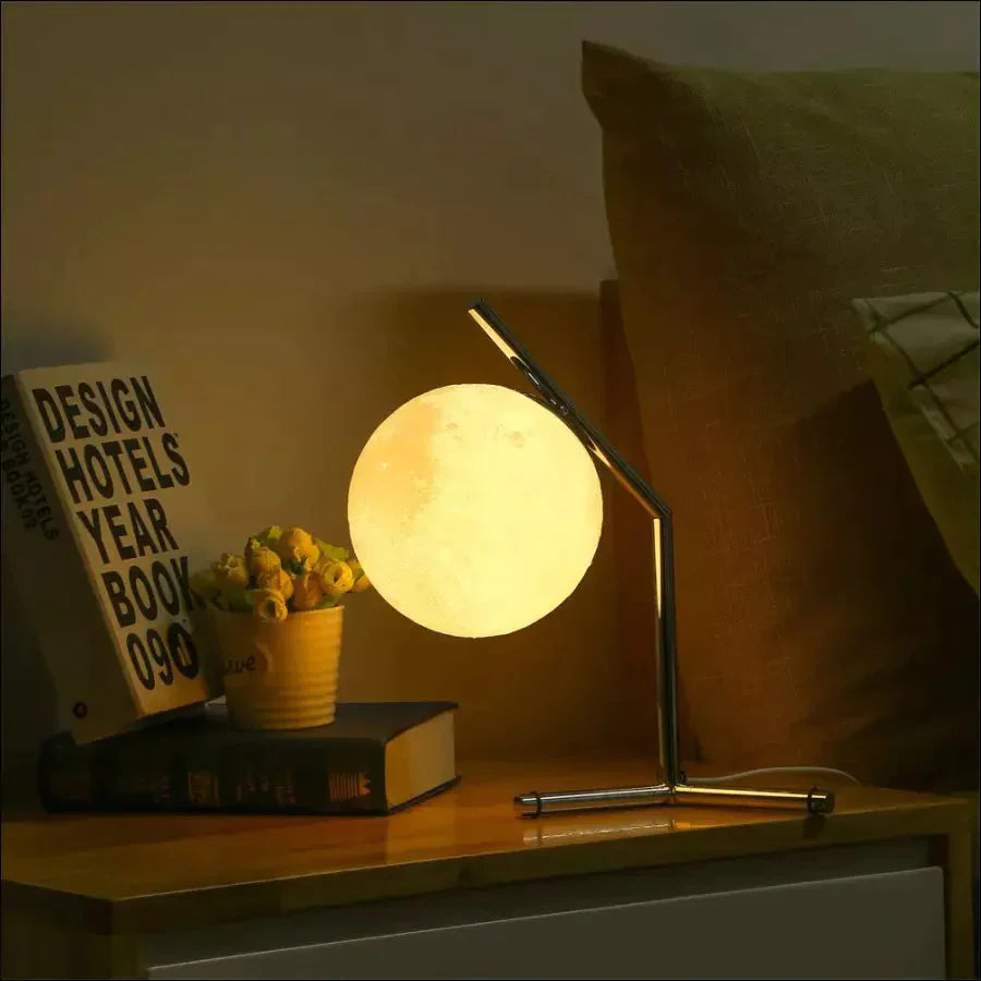 USB 3D Printed Moon Table Lamp - EVERRD USA