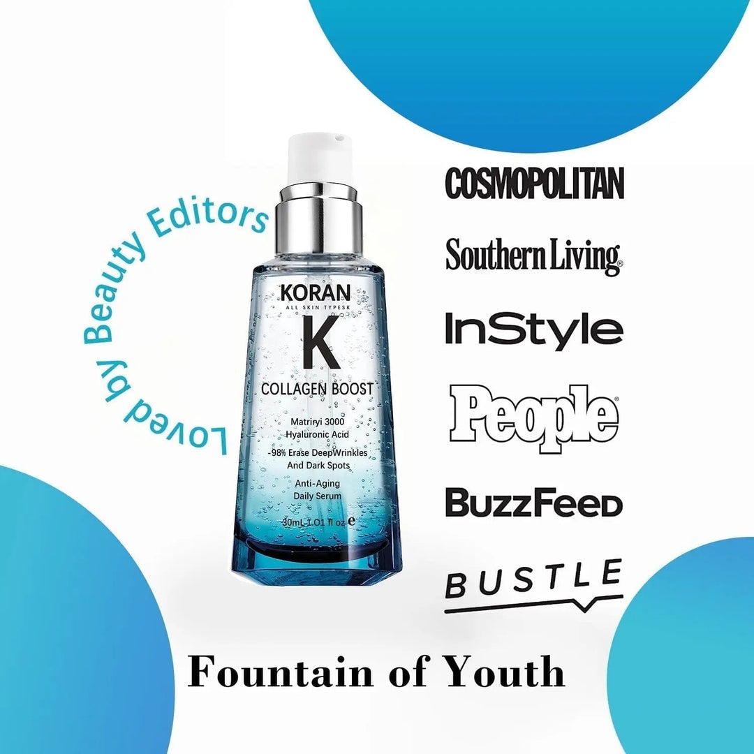 KORAN™ Advanced Collagen Boost Anti Aging Serum( Limited time discount Last 30 minutes) - EVERRD USA