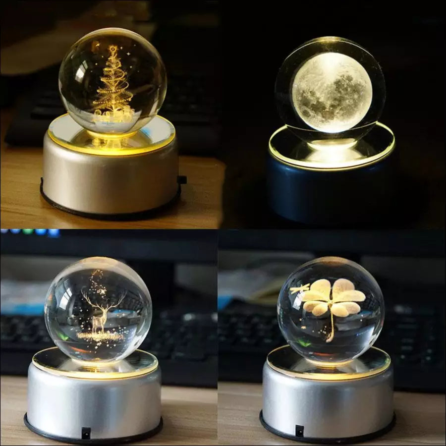 Rotating Crystal Ball Lamp (Multiple Variants) - EVERRD USA