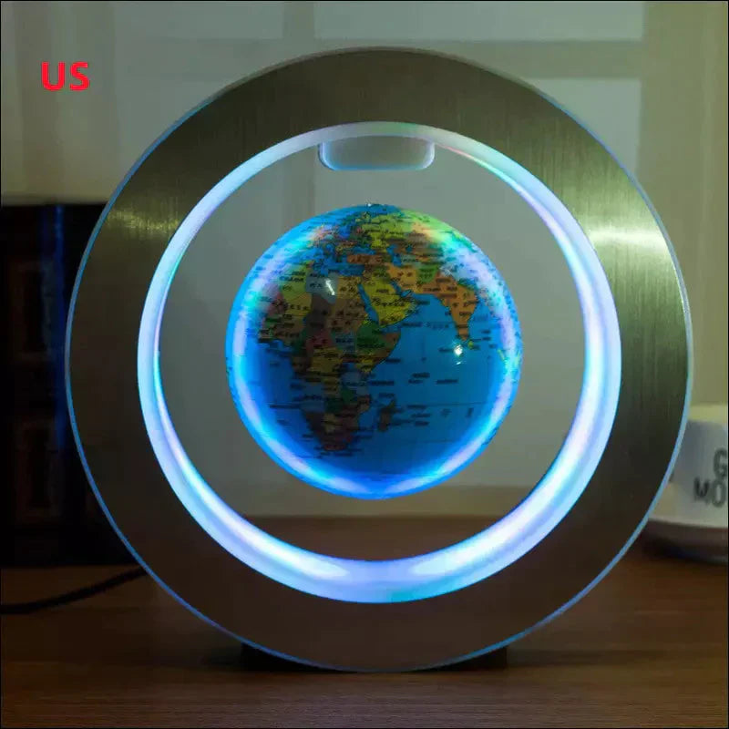 Round LED World Map Floating Globe - EVERRD USA