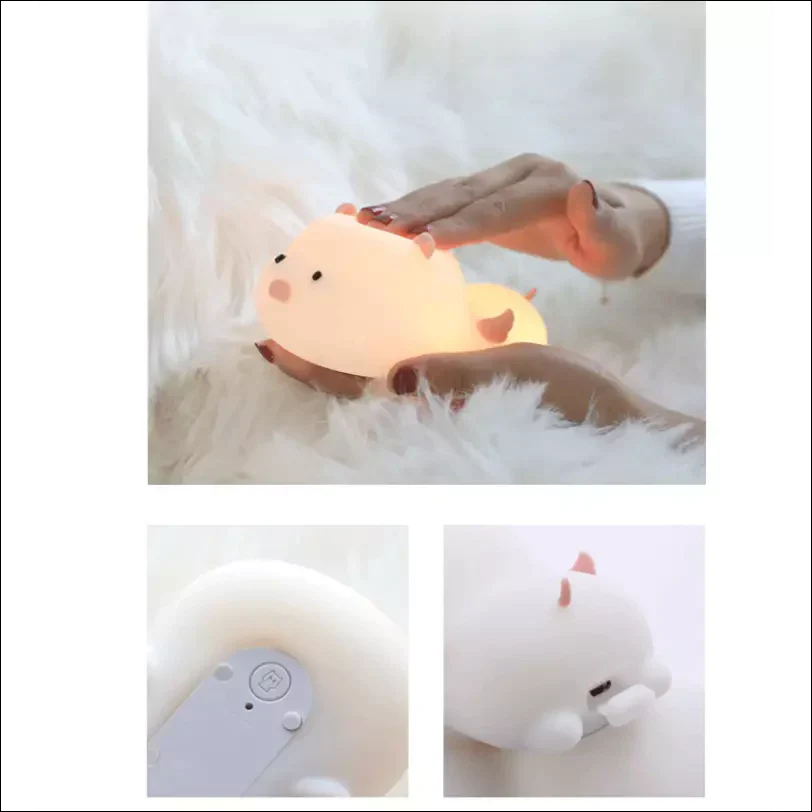 Pig silicone night light - EVERRD USA