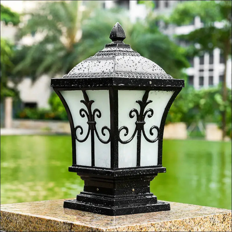 Solar Column Headlights Garden Wall Lights - EVERRD USA