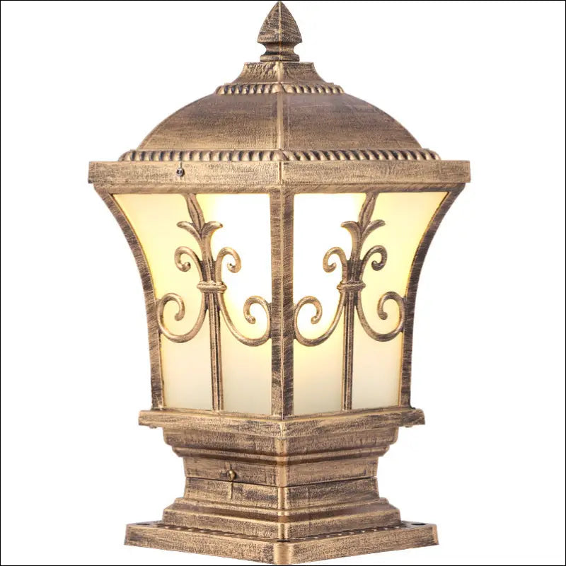 Solar Column Headlights Garden Wall Lights - EVERRD USA