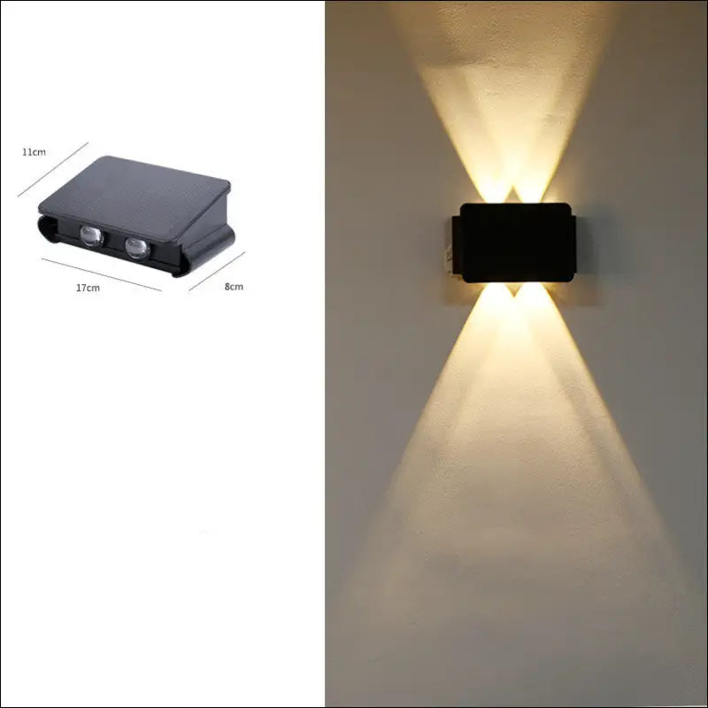 Solar Outdoor Corridor Waterproof Wall Lamp - EVERRD USA