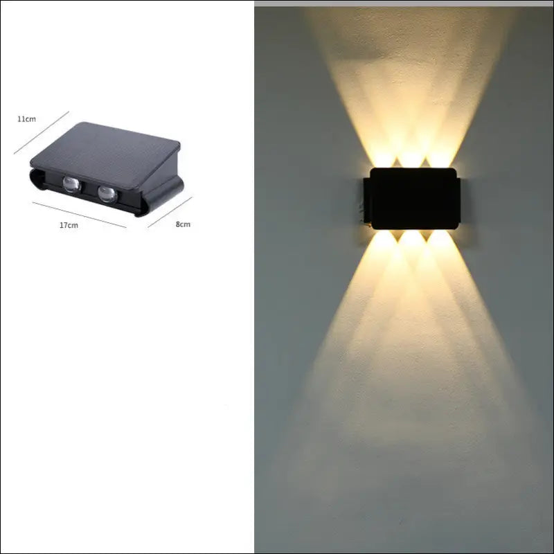 Solar Outdoor Corridor Waterproof Wall Lamp - EVERRD USA