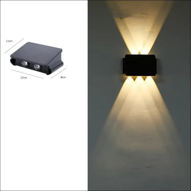 Solar Outdoor Corridor Waterproof Wall Lamp - EVERRD USA