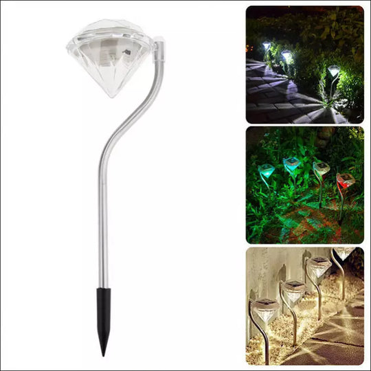 Solar Powered Garden Diamond Light - EVERRD USA